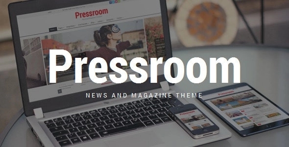 Pressroom - WordPress Theme best suitable for magazine, newspaper, news, blog, publishing or review.