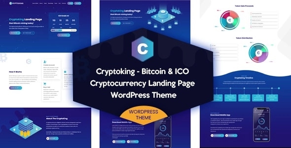 Cryptoking - Bitcoin & ICO Theme