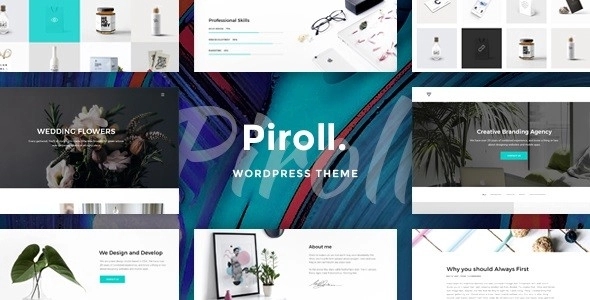 Piroll - Portfolio WordPress Theme designers, photographers, web agencies and studios, freelancers