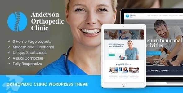 Anderson -  modern & powerful Medical WordPress Theme