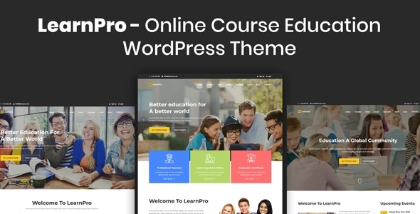 LearnPro - Online Course Education WordPress Theme