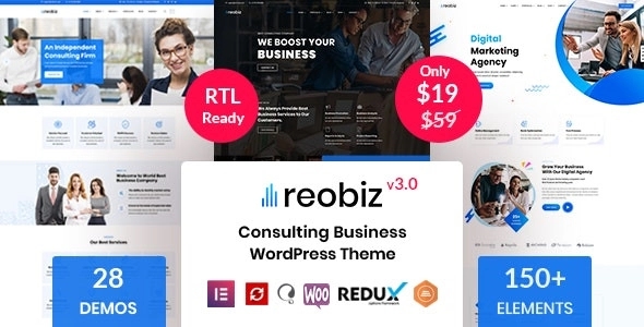 Reobiz - Consulting Business WordPress Theme