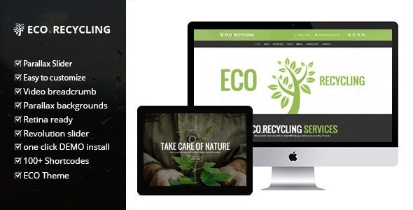 Eco Recycling - multipurpose nature WordPress theme ecology