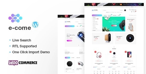 Ecome - Electronics Store WooCommerce Theme