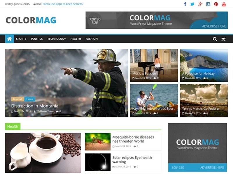 ColorMag Pro - Magazine & News Style WordPress Theme