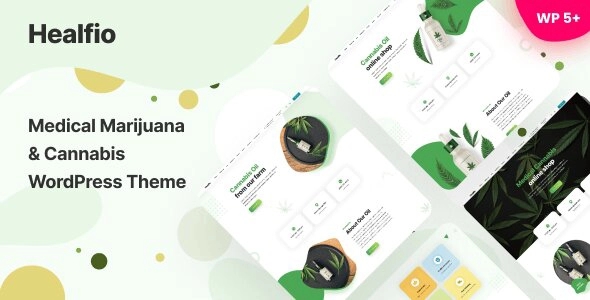Healfio - Medical Marijuana & Coffeeshop WordPress Theme