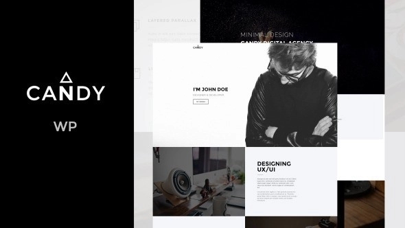 Candy | One & Multi Page WP - corporate, portfolio, personal, agency as one page site etc