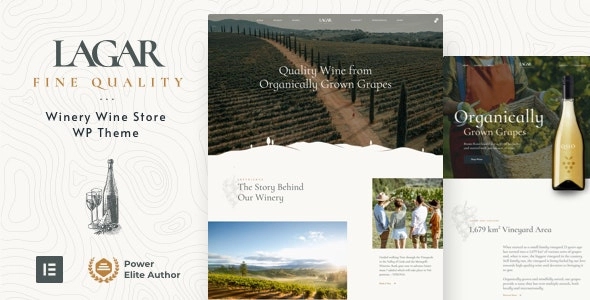 Lagar - Winery Wine Shop WordPress