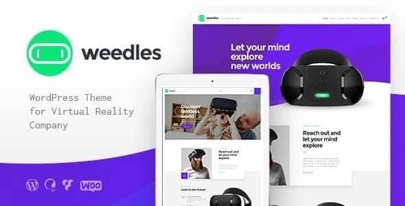 Weedles -  WordPress theme Weedles is focused on virtual reality gadgets & products