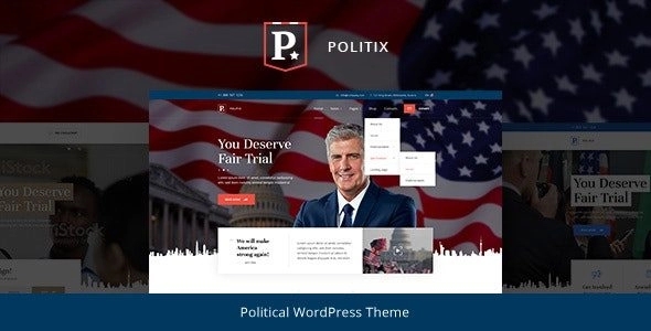 Politix - Powerful and very flexible WordPress theme dedicated to political campaigns, election..