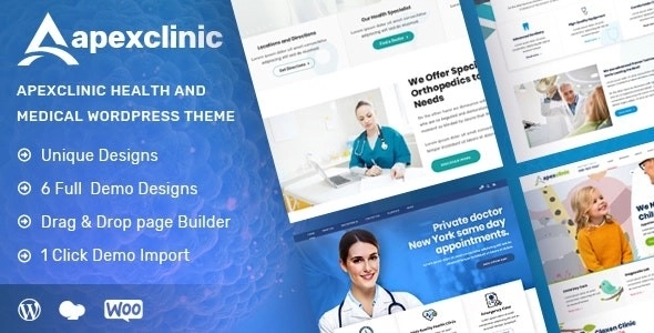 ApexClinic - Health & Clinic Theme - Doctors, Dentists, Hospital, Cosmetic Surgery, Pediatric Clinic