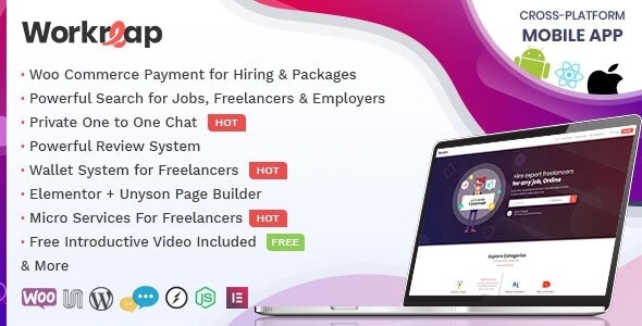 Workreap - freelance marketplace or other similar projects