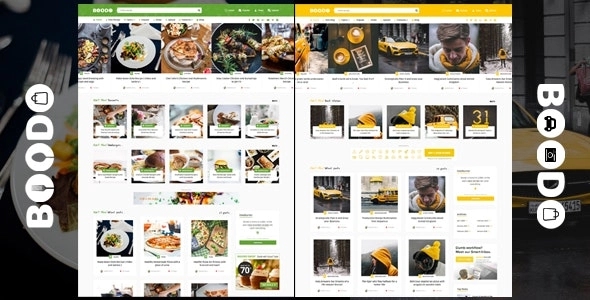 Boodo WP - best Food / Magazine WordPress Themes