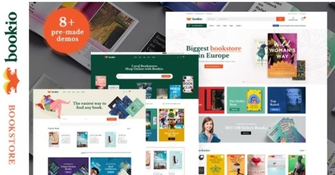 Bookio – Book Store WooCommerce WordPress Theme