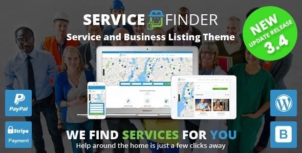 WYZI - Service Business Finder WordPress Theme is an advanced Social Business & Service Multi-Store