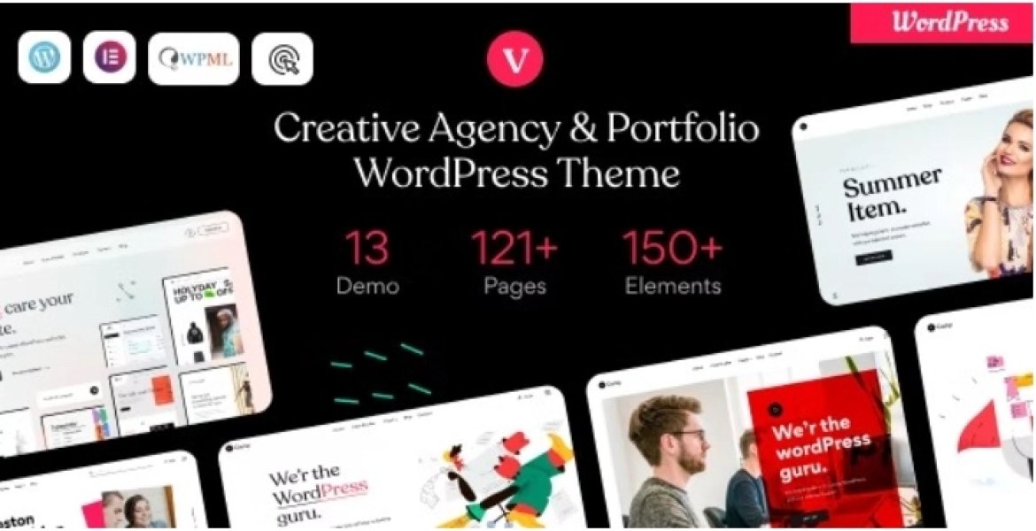 vCamp - Creative Agency & Portfolio WordPress Theme