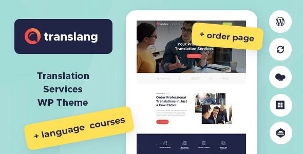 Translang - Responsive stylish & clean WordPress Theme for  translation agencies