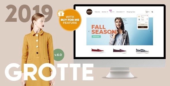 Grotte - WooCommerce shopfront theme for whoever wants to add some sweetness