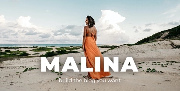 Malina - New generation WordPress personal blog theme
