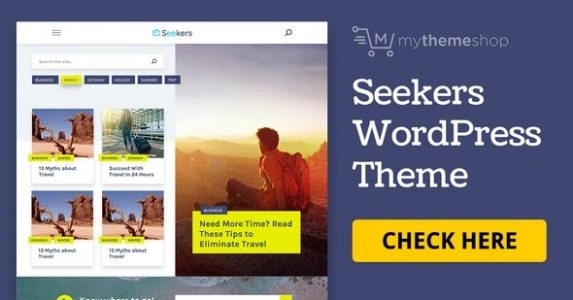 MyThemeShop Seekers - Attractive, Functional, Extensively Customizable, and Optimized Theme