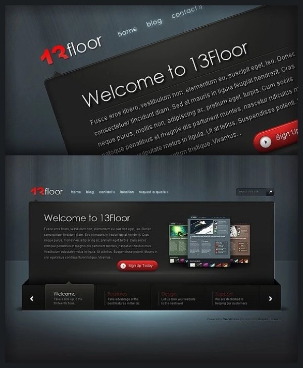 13floor - unique template for business websites