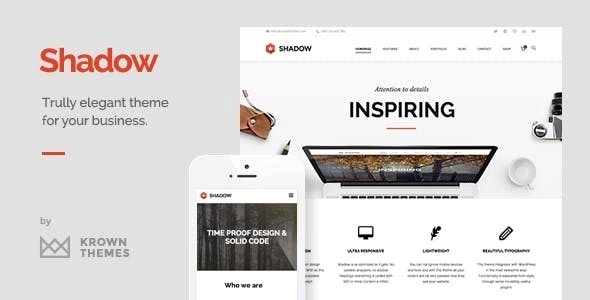 Shadow - multipurpose theme  for your business