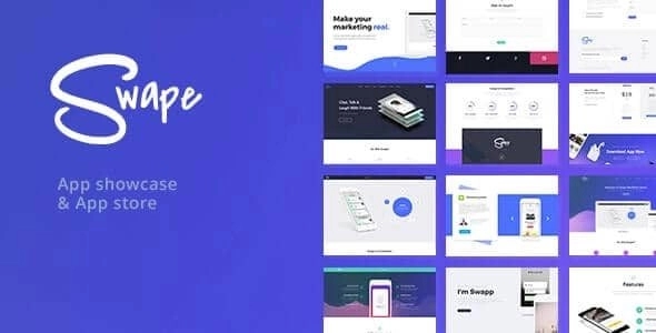 Swape - Perfect theme to show your App to the world!