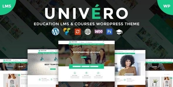 Univero - Education LMS & Courses WordPress Theme.