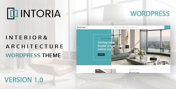 Intoria - Interior & Architecture WordPress Theme for interior, architecture, furniture, renovation