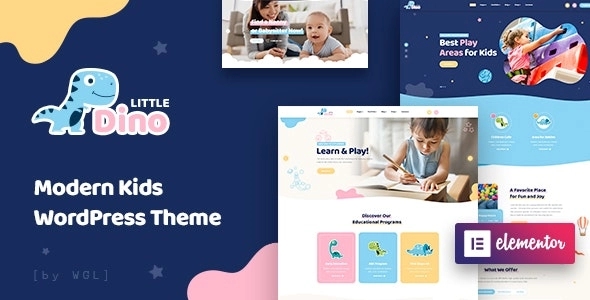 Littledino - Modern Kids WordPress Theme – For full details and features, check out the sales page